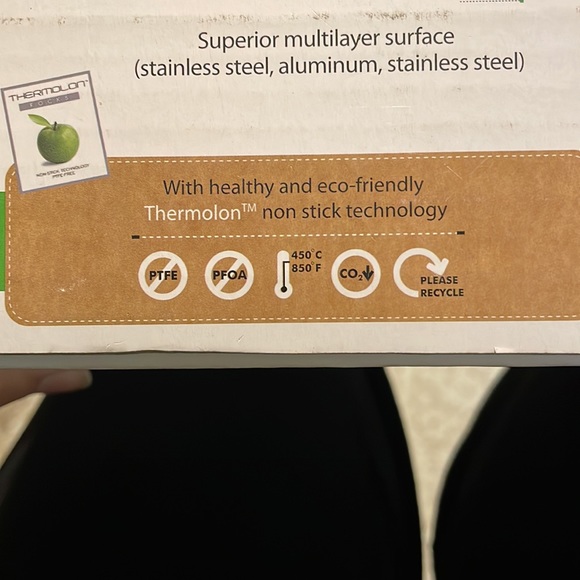 Kitchen New In A Box The Original Green Pan 1 Quart Nonstick Sauce Pan 55 Inches Poshmark